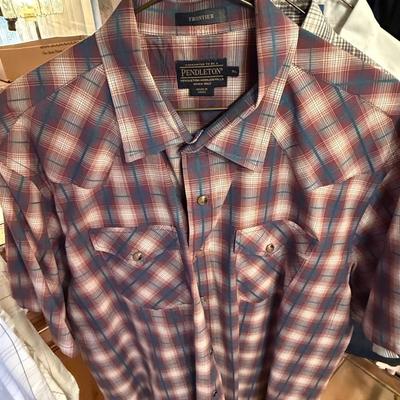 Sale Photo Thumbnail #195: 5 Men’s XL Pendleton Shirts as shown