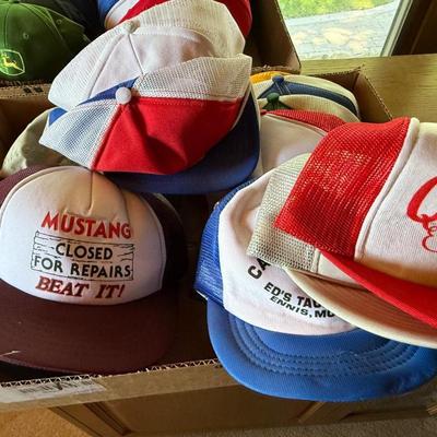 Sale Photo Thumbnail #214: Large assortment of Baseball type Caps/Hats as shown