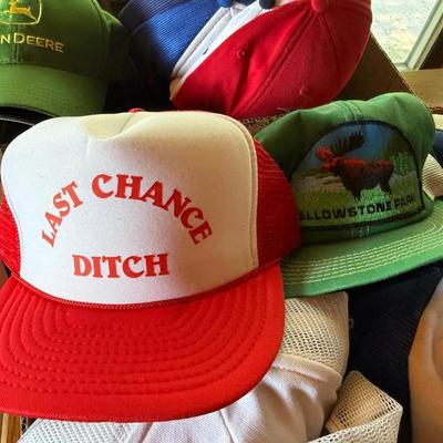 Sale Photo Thumbnail #216: Large assortment of Baseball type Caps/Hats as shown
