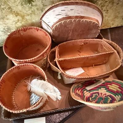 Sale Photo Thumbnail #260: flat with Native Woven Baskets as shown