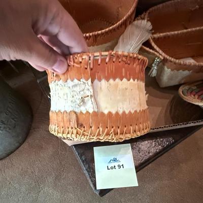 Sale Photo Thumbnail #261: flat with Native Woven Baskets as shown