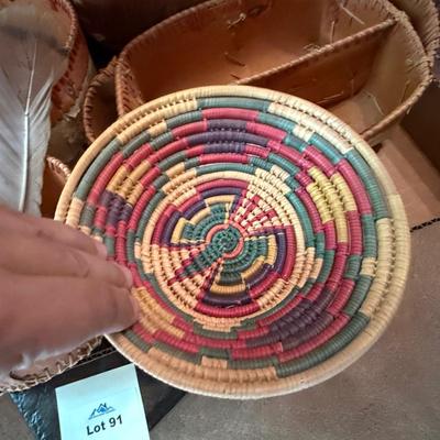 Sale Photo Thumbnail #262: flat with Native Woven Baskets as shown