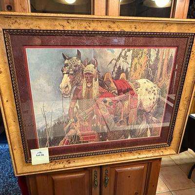 Sale Photo Thumbnail #274: #870/900 A. Frieberg signed & numbered Native Art