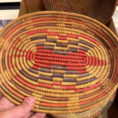 Sale Photo Thumbnail #302: All the woven Native baskets as shown