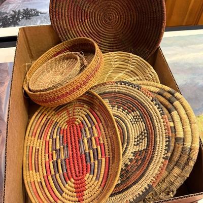 Sale Photo Thumbnail #300: All the woven Native baskets as shown