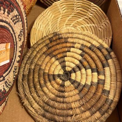 Sale Photo Thumbnail #301: All the woven Native baskets as shown