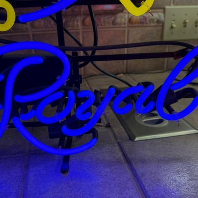 Sale Photo Thumbnail #312: Working Neon Crown Royal Sign/Light