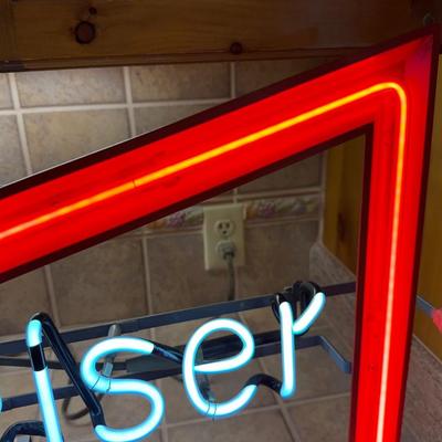 Sale Photo Thumbnail #324: Working Budweiser Beer Neon Sign