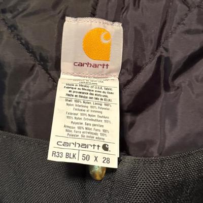 Sale Photo Thumbnail #335: New pair of Carhart Bib Coveralls Size 50 x 28 - Black