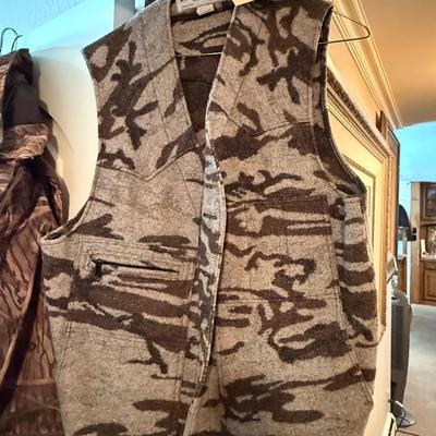 Sale Photo Thumbnail #337: Extra Large Men's Wool Vest & Jacket by King of the Man