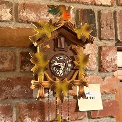 Sale Photo Thumbnail #341: Vintage wood Cuckoo Clock - seems to be working