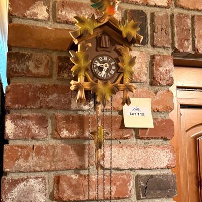 Sale Photo Thumbnail #343: Vintage wood Cuckoo Clock - seems to be working