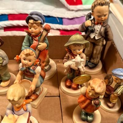 Sale Photo Thumbnail #348: dozen all different Hummel / Goebel Figurines