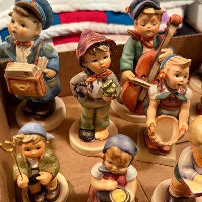 Sale Photo Thumbnail #347: dozen all different Hummel / Goebel Figurines
