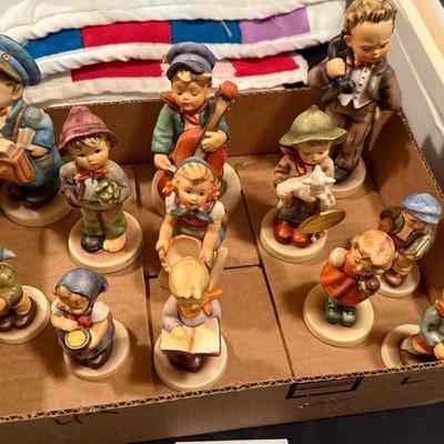 Sale Photo Thumbnail #346: dozen all different Hummel / Goebel Figurines