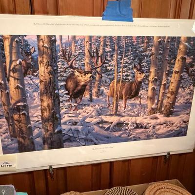 Sale Photo Thumbnail #349: signed & Numbered #91 of 950 Leon Parson Art