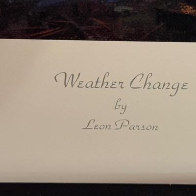 Sale Photo Thumbnail #361: Signed Leon Parson signed & numbered Print as shown
