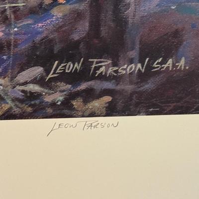 Sale Photo Thumbnail #360: Signed Leon Parson signed & numbered Print as shown
