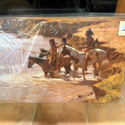 Sale Photo Thumbnail #378: Howard Terpning #16/450 Howard Terpning 32” x 22” art