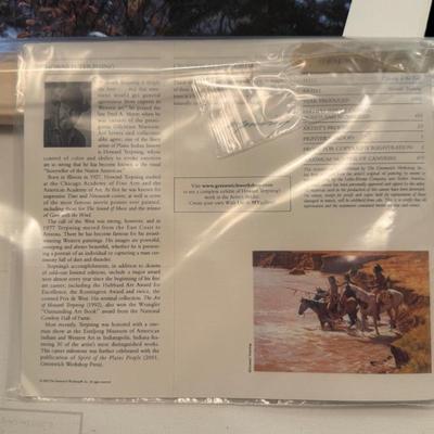 Sale Photo Thumbnail #381: Howard Terpning #16/450 Howard Terpning 32” x 22” art