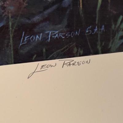 Sale Photo Thumbnail #397: signed & numbered Leon Parson print as shown.
Limited Edition 180 / 750