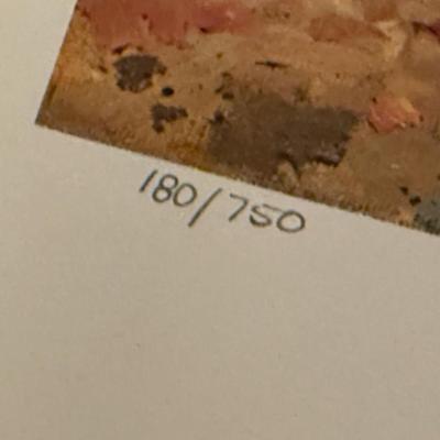 Sale Photo Thumbnail #399: signed & numbered Leon Parson print as shown.
Limited Edition 180 / 750
