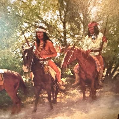 Sale Photo Thumbnail #419: 239/250  Howard Terpning 55”x30” Canvas Giclee