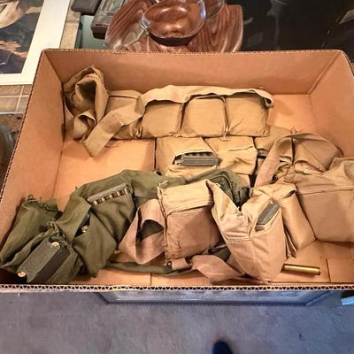 Sale Photo Thumbnail #420: Lot of various 30 Cal M2 Stripper Clips & Ammo belts