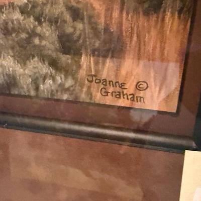 Sale Photo Thumbnail #431: Original Joanne Graham original pastel art Antelope