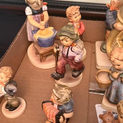 Sale Photo Thumbnail #444: all of these different sized Hummel figurines as shown