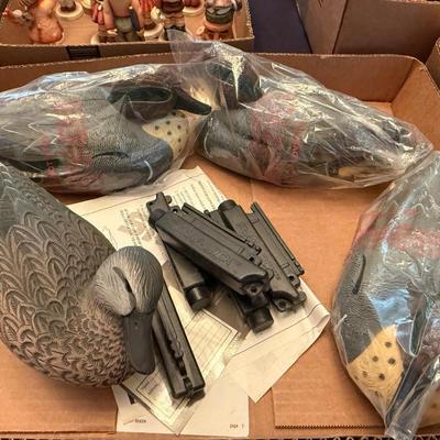 Sale Photo Thumbnail #477: brand new set of 4 Duck Decoys as shown