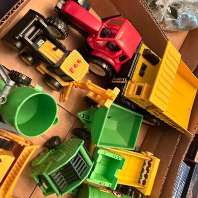 Sale Photo Thumbnail #481: bunch of assorted construction toys  & trucks