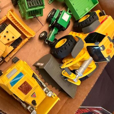 Sale Photo Thumbnail #482: bunch of assorted construction toys  & trucks