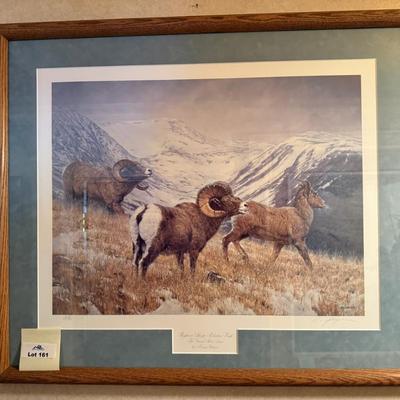 Sale Photo Thumbnail #483: #645/1500 signed framed Nancy Glazier art piece