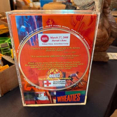 Sale Photo Thumbnail #489: Collectors Dianda Wheaties Box in acrylic holder