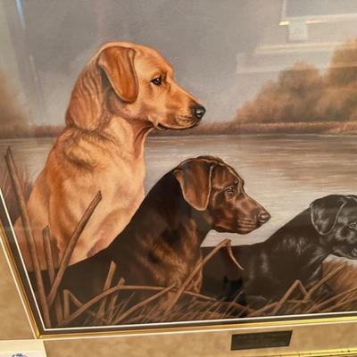 Sale Photo Thumbnail #504: Joanna Graham framed Misty Morning Companion