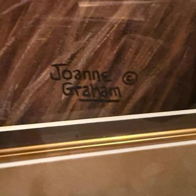 Sale Photo Thumbnail #503: Joanna Graham framed Misty Morning Companion