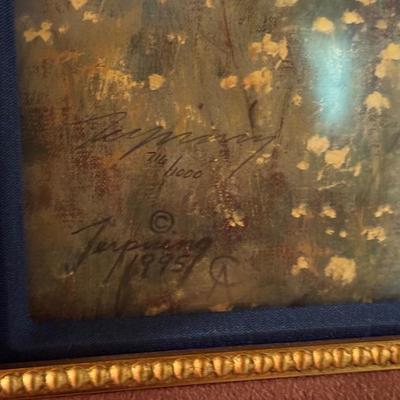 Sale Photo Thumbnail #509: framed Howard Terpning “Color of Sun” Print 