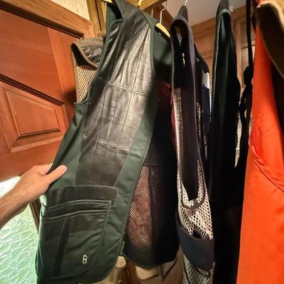 Sale Photo Thumbnail #515: big lot of assorted large shooting jackets