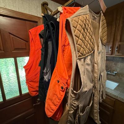 Sale Photo Thumbnail #510: big lot of assorted large shooting jackets