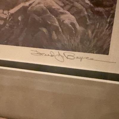 Sale Photo Thumbnail #518: Fred Boyce signed & numbered 25 of 750 print.
Not sure if this one has a title