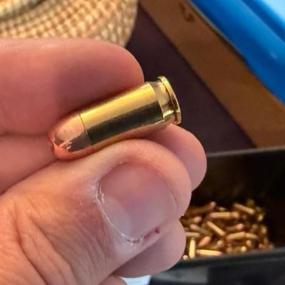 Sale Photo Thumbnail #543: Ammo can with lots of 380 ACP Round