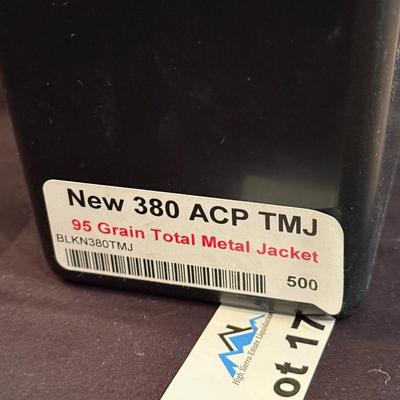 Sale Photo Thumbnail #544: Ammo can with lots of 380 ACP Round