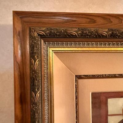 Sale Photo Thumbnail #549: Ackerman Quigley Art Co. 58” x 41” nice framed art