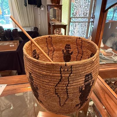 Sale Photo Thumbnail #594: Native Woven Large Basket