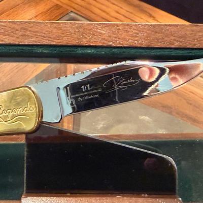 Sale Photo Thumbnail #601: Yellowhorse designed Buck knife “Lets Get it On”