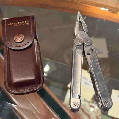 Sale Photo Thumbnail #604: Nice old Leatherman Wave multi-tool in case