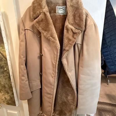 Sale Photo Thumbnail #658: H Bar C Ranchware button up fur lined coat as shown