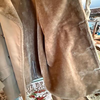 Sale Photo Thumbnail #661: H Bar C Ranchware button up fur lined coat as shown