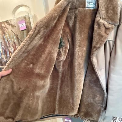 Sale Photo Thumbnail #660: H Bar C Ranchware button up fur lined coat as shown